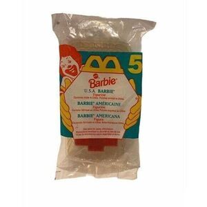 McDonald's 1995 U.S.A. Barbie #5 Vintage Figurine Happy Meal Kids Toy